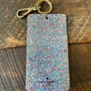 Kate Spade Id Badge Clip Key Chain